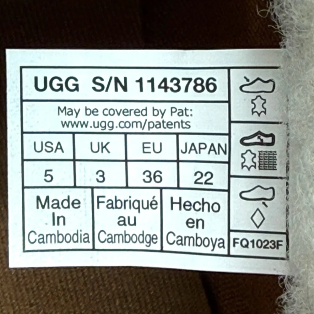 UGG Alameda Mini Boot Chestnut Size 5 Cozy Shearling Cabincore